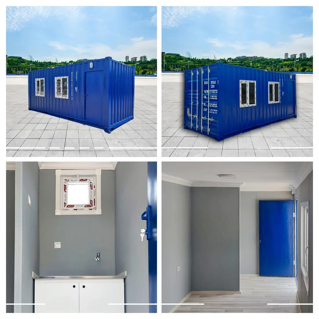 ISO 20 DC Ofis & WC Konteyner